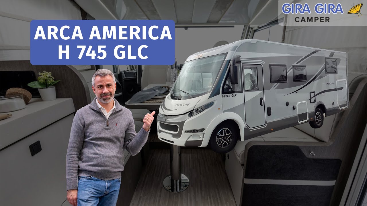🚐 Arca America H 745 GLC (2026) | Motorhome 7,47 m • Fiat Ducato 180 CV Auto • Letto nautico