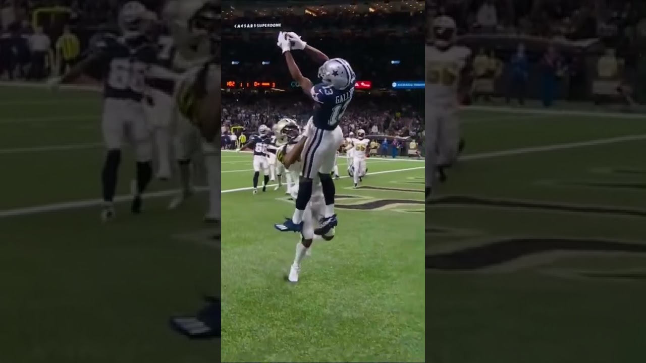 Michael Gallup TD vs the Saints 😱😱😱