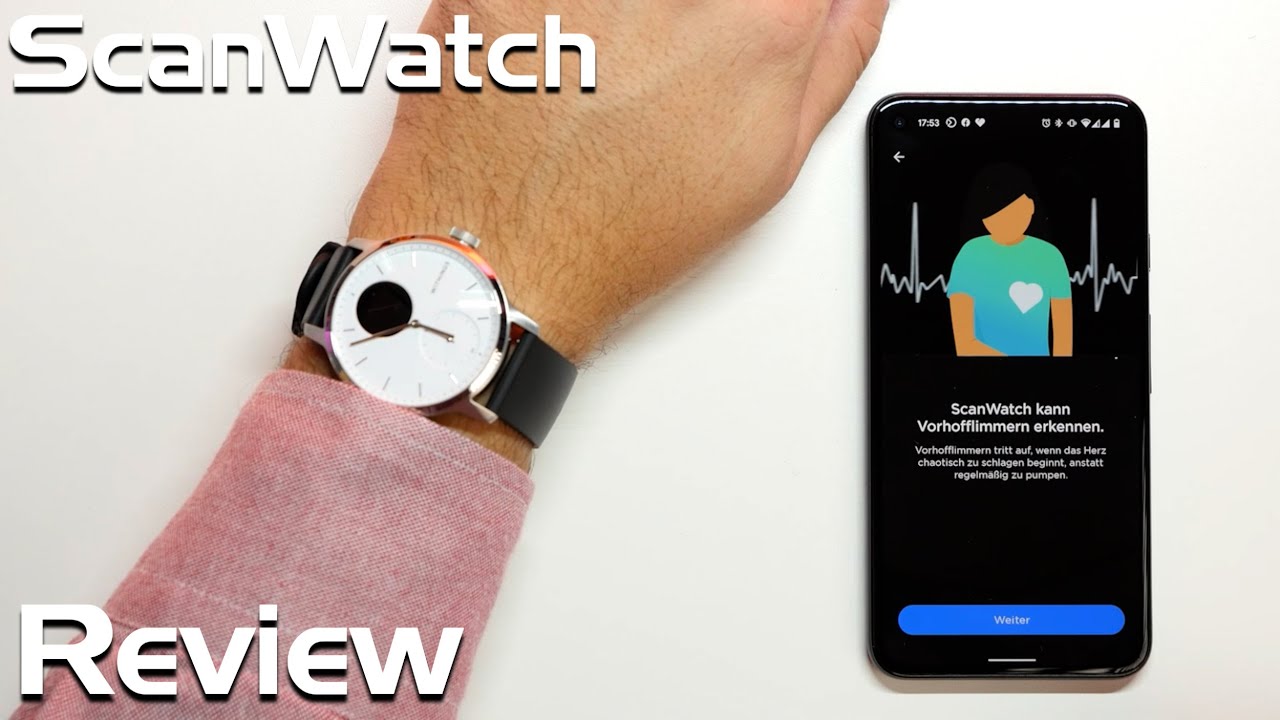 EKG medizinisch genau in einer Uhr? Die dezente Hybrid Smartwatch Withings Scanwatch