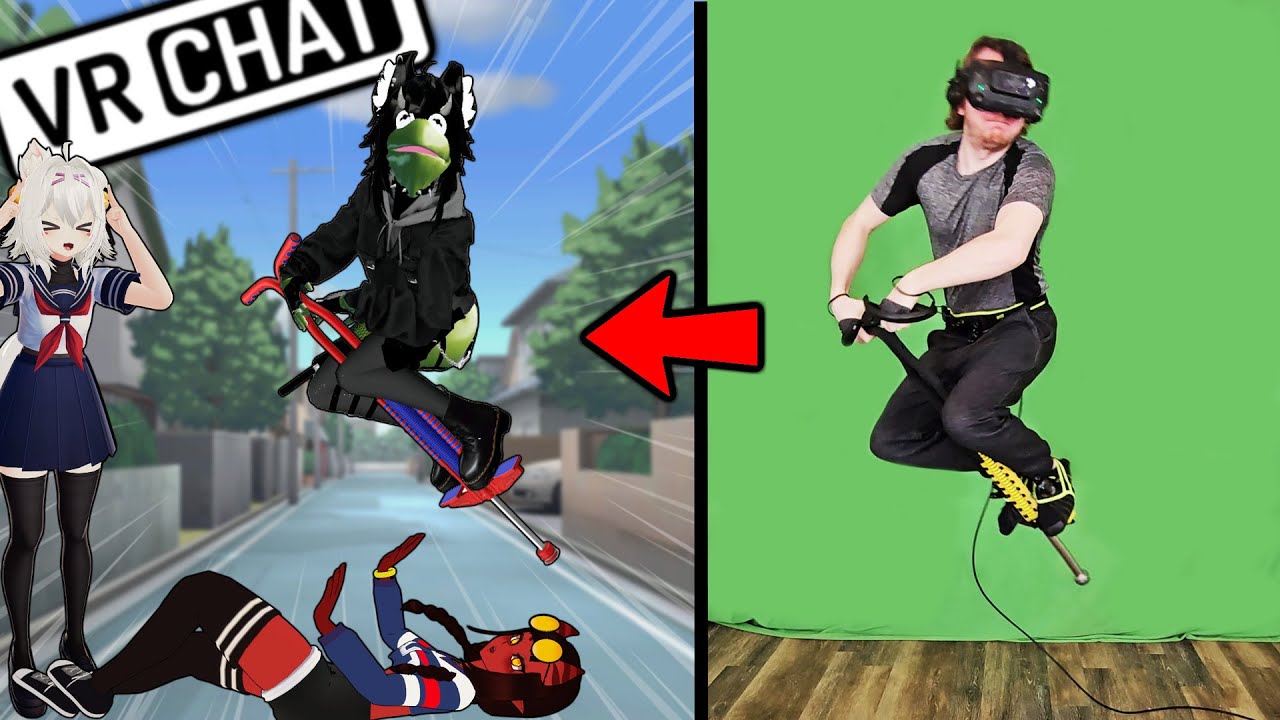 Full Body Trolling in VRChat OLYMPICS! (Pogo Stick in VR)