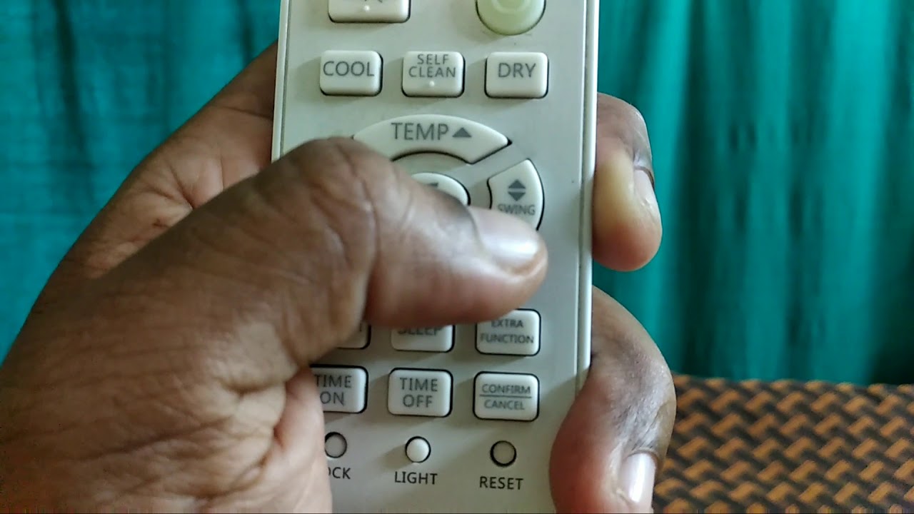 AC remote Extra Function all things explained[ HINDI ].
