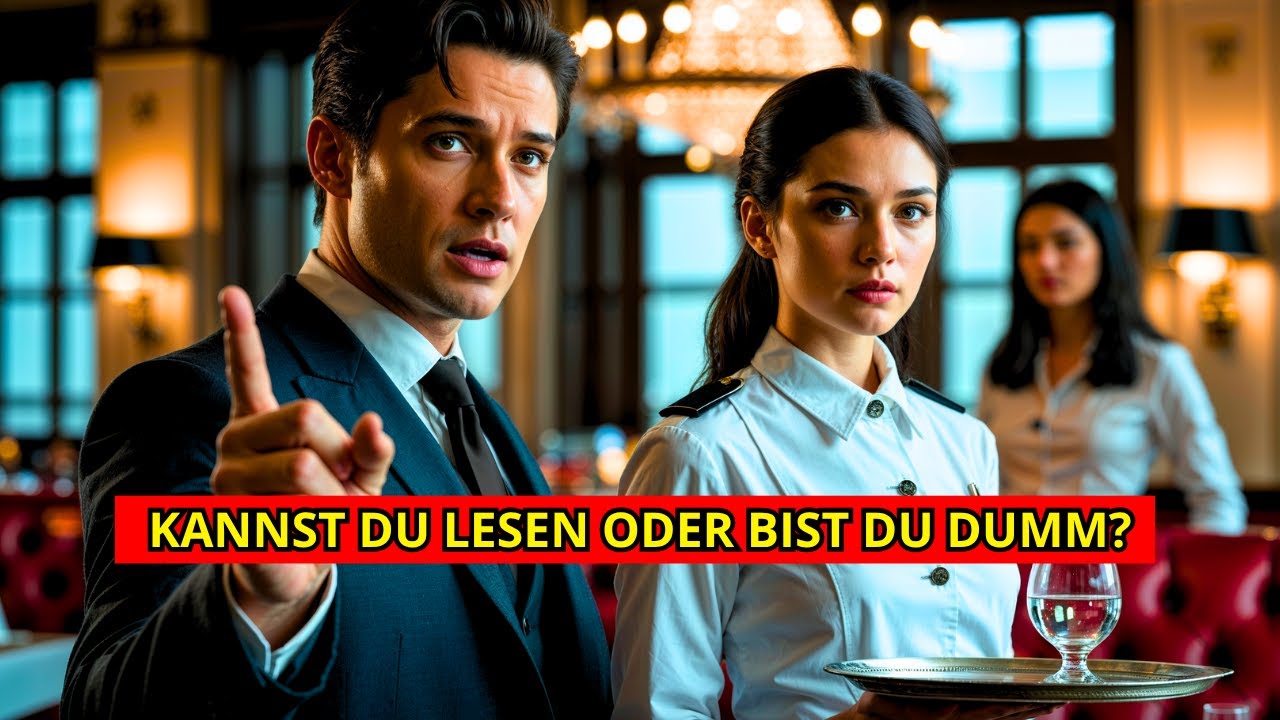 MILLIONÄR DEMÜTIGT EINE KELLNERIN, WEIL SIE „DUMM“ SEI – DOCH SIE ÜBERRASCHT IHN MIT EINER ANTWORT
