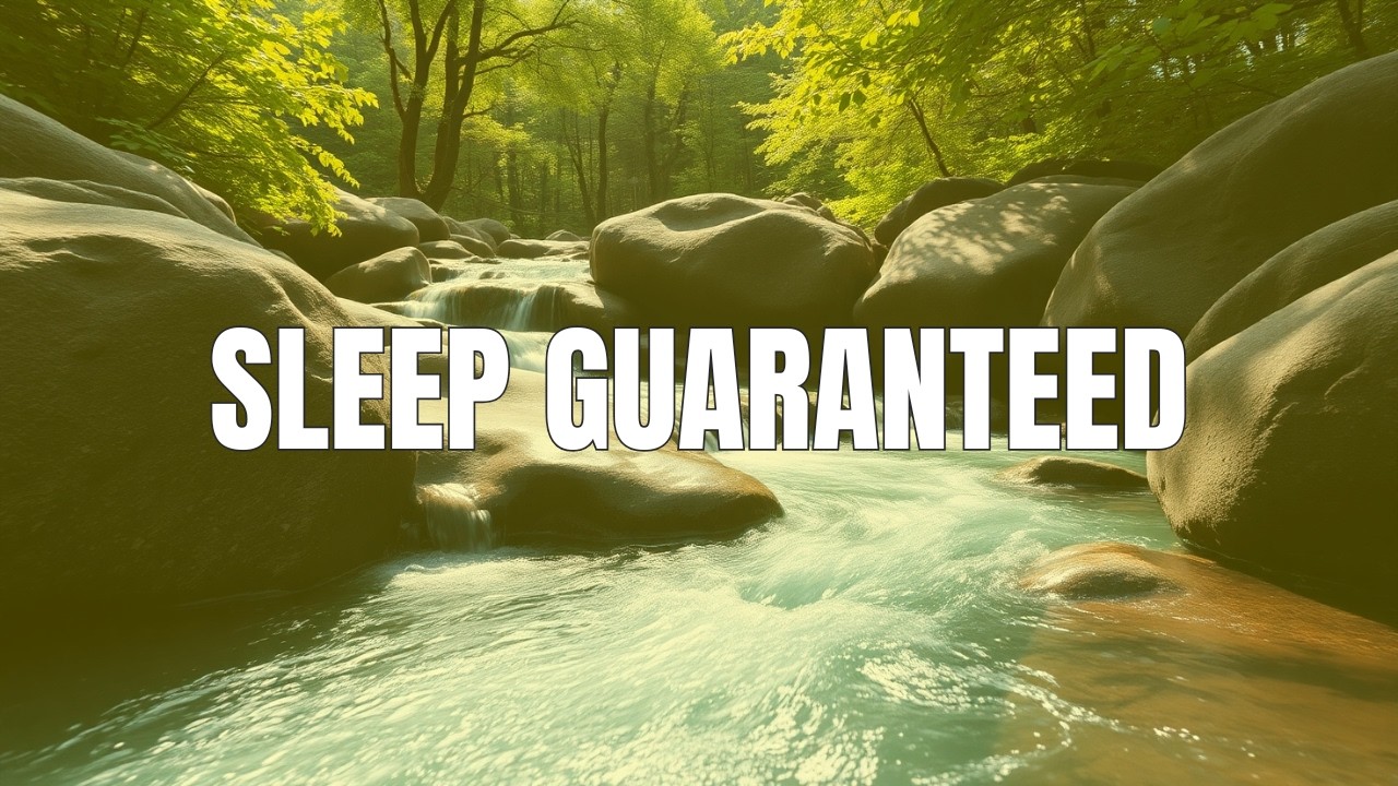 🌊 Fall Asleep Quickly with Tranquil River Sounds and Relaxing Nature Soundscape