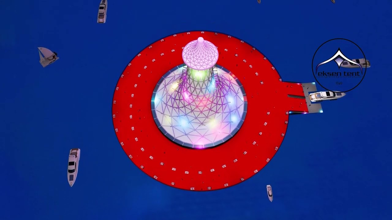 Asma Germe Membran -Geodesic Dome Çadır Sistemi...