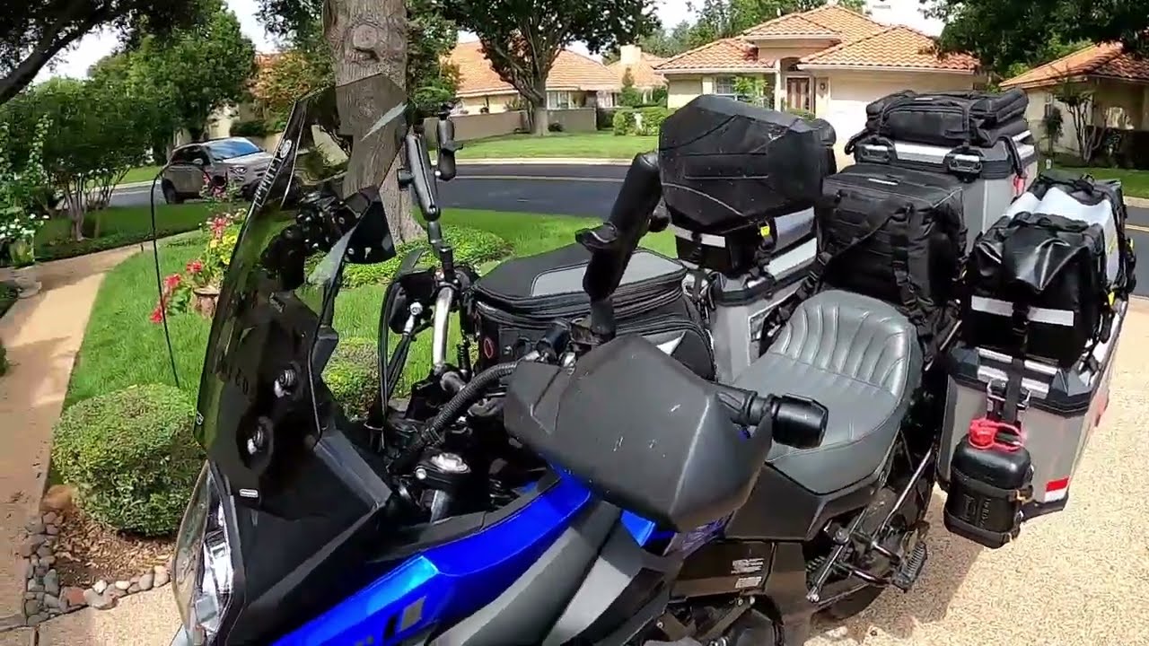 Switching Windscreens on the Suzuki Vstrom 650 XT Adventure