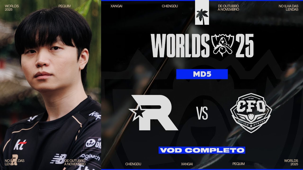 Live completa: KT x CFO | Worlds 2025 - Quartas de final | ILHA DAS LENDAS