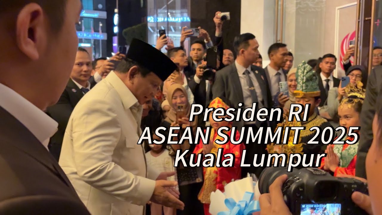 Presiden RI Bapak Prabawo Subianto tiba di Kuala Lumpur.