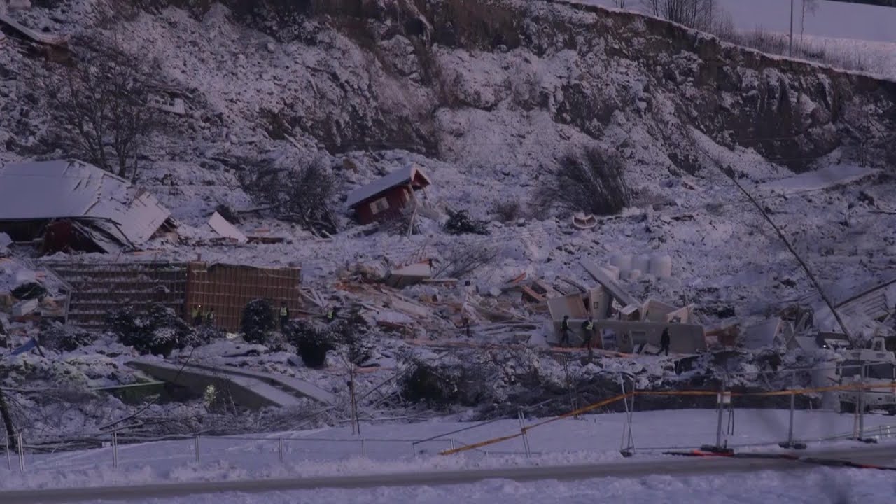 Norway rescuers search for survivors five days after landslide | AFP