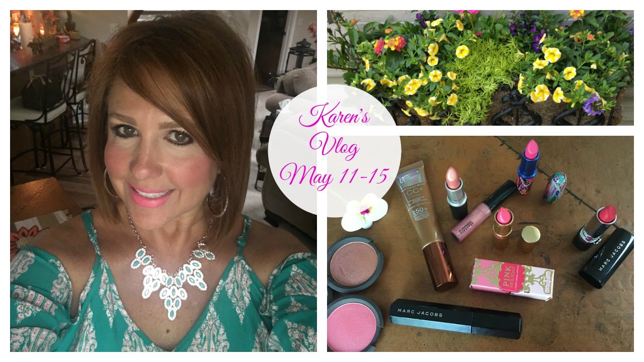 From City to City, Spring Makeup, Clothing Haul & May Flowers | Karen's Vlog