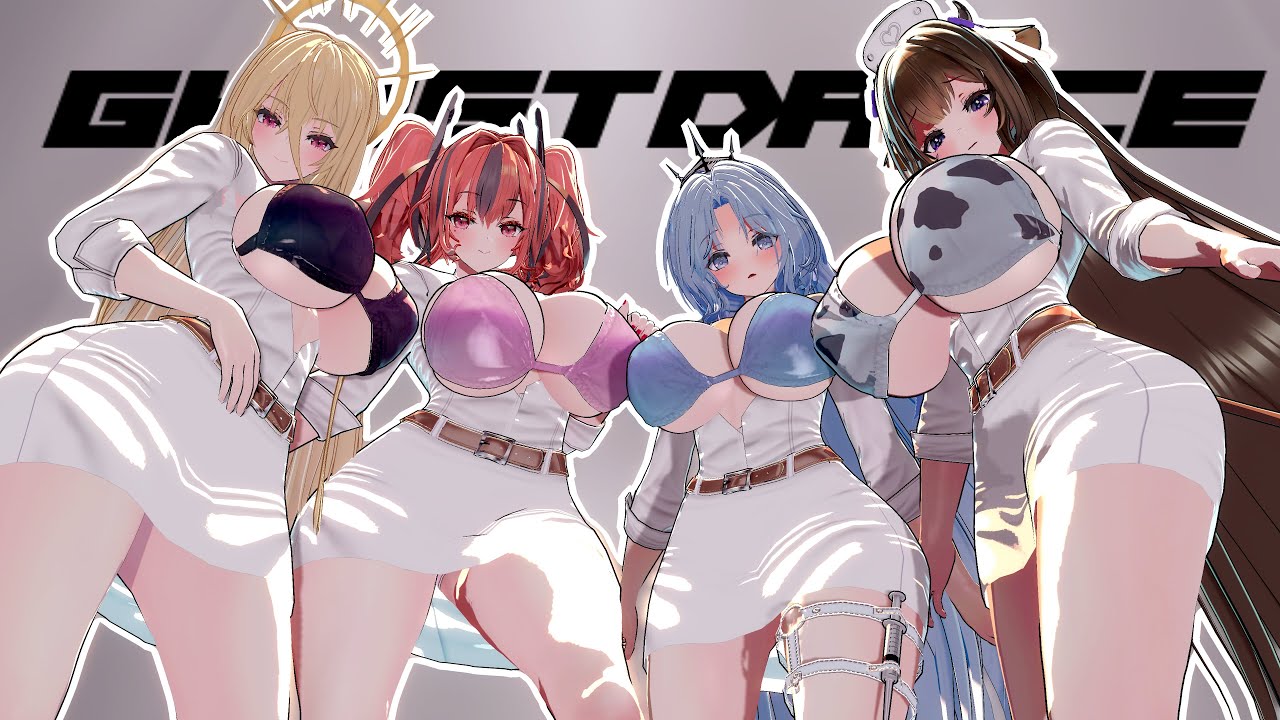 おっぱいフォーカスゴーストダンス/樫野/ブレマートン/インプラカブル/アルザス【Alsace/Kashino/Bremerton/Implacable/MMD/アズールレーン/KKVMD】
