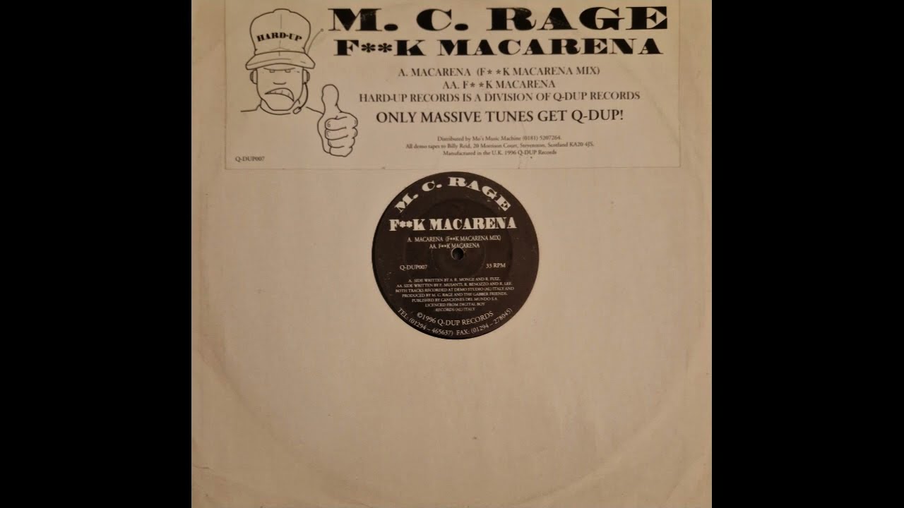M.C Rage - Macarena (F**k Macarena Mix) (Hardcore/Gabber)
