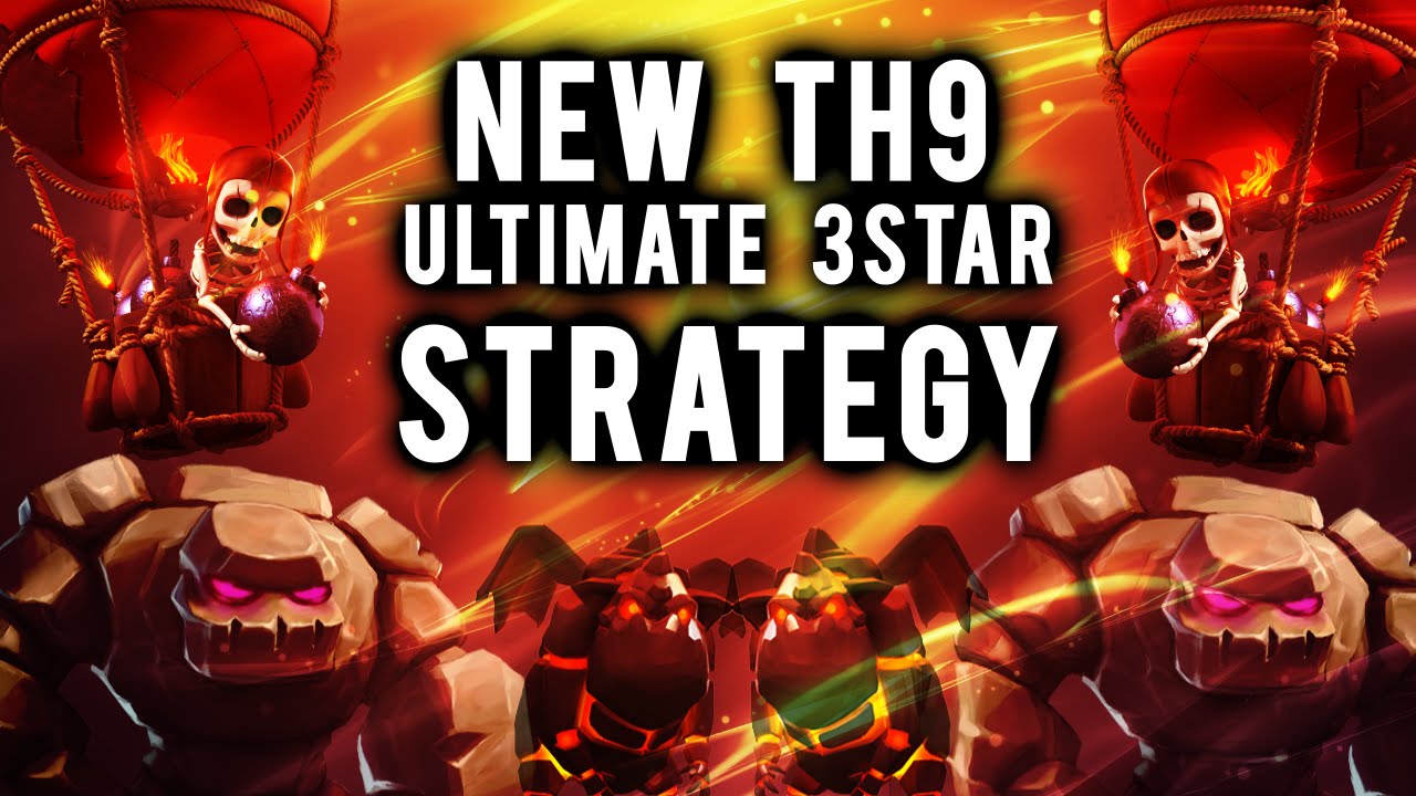 Max Attack Variations | TH9 3Star Strategy | Clash of Clans