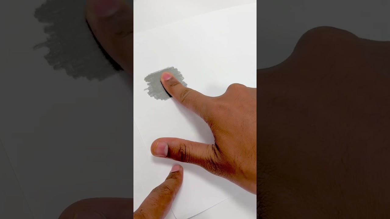 How to make really good fingerprints from using a pencil |  fingerprint tracing | Simple DIY at home
