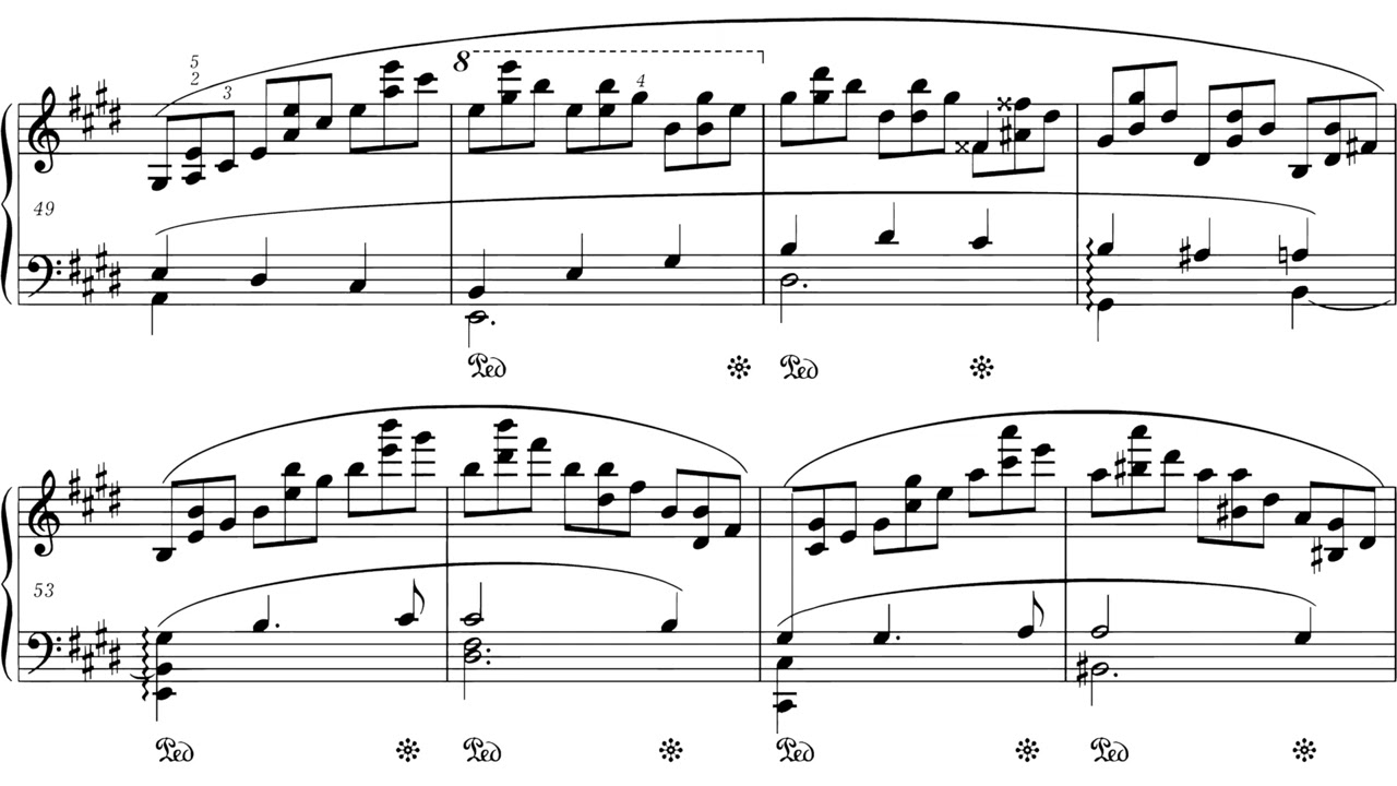 F. Chopin – Etude Op. 25 N. 5