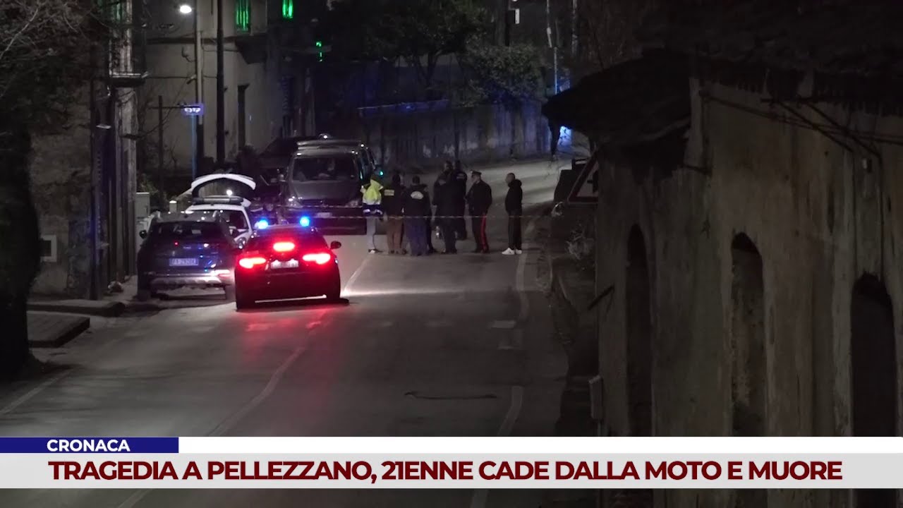 CRONACA. TRAGEDIA A PELLEZZANO, 21ENNE CADE DALLA MOTO E MUORE