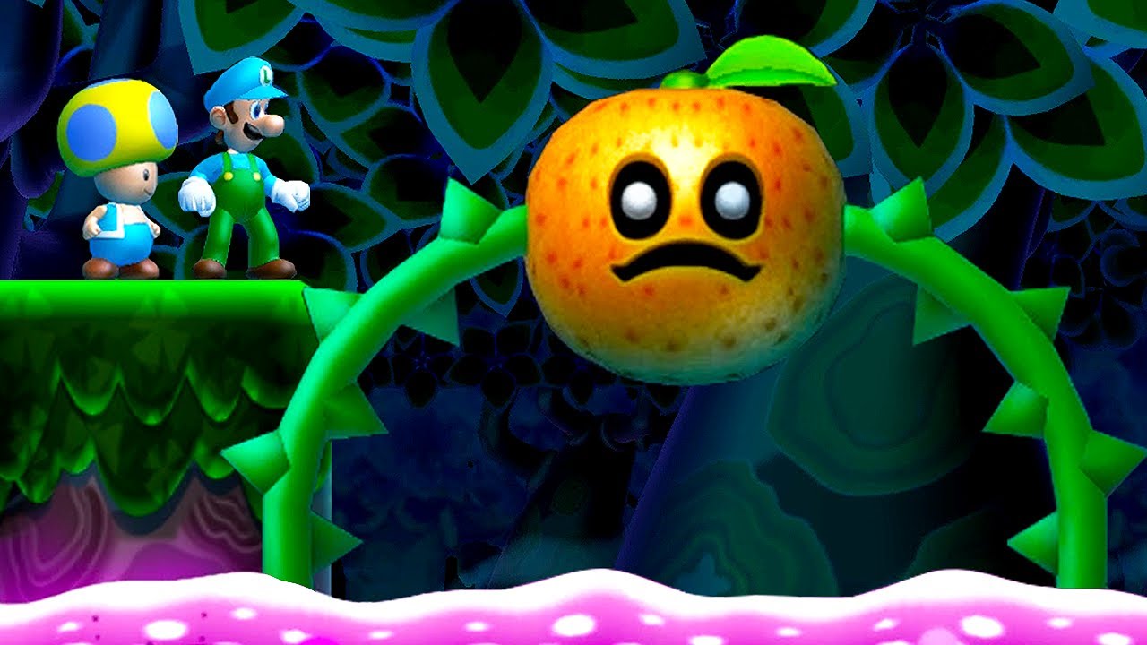 New Super Luigi U Co-Op Walkthrough - World 5 - Soda Jungle (2 Player)