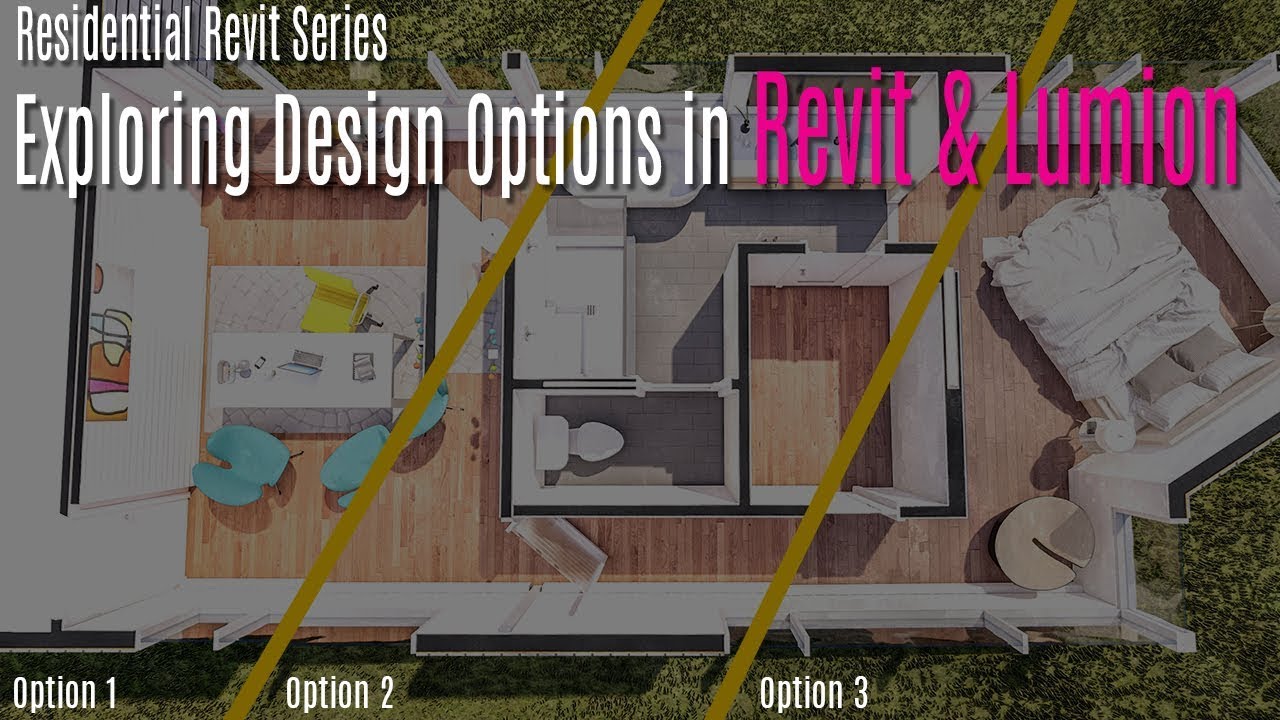 Revit Tutorial - Exploring Design Options in Revit and Lumion (Residential Revit Series)