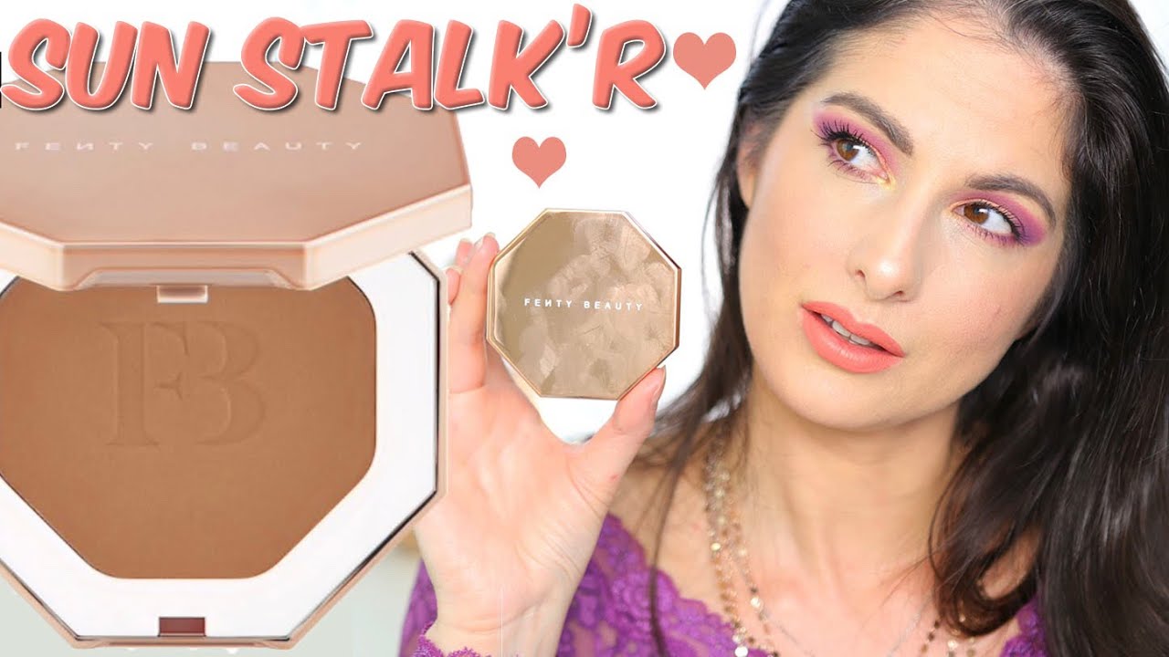 NEW! FENTY SUN STALK'R BRONZER try on and demo! Is it any good?