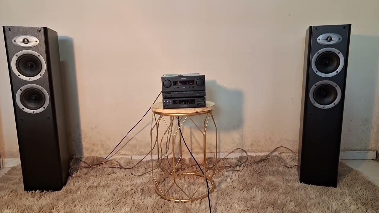 Sound test - Panasonic micro system ch7 bi-amp Celestion F30