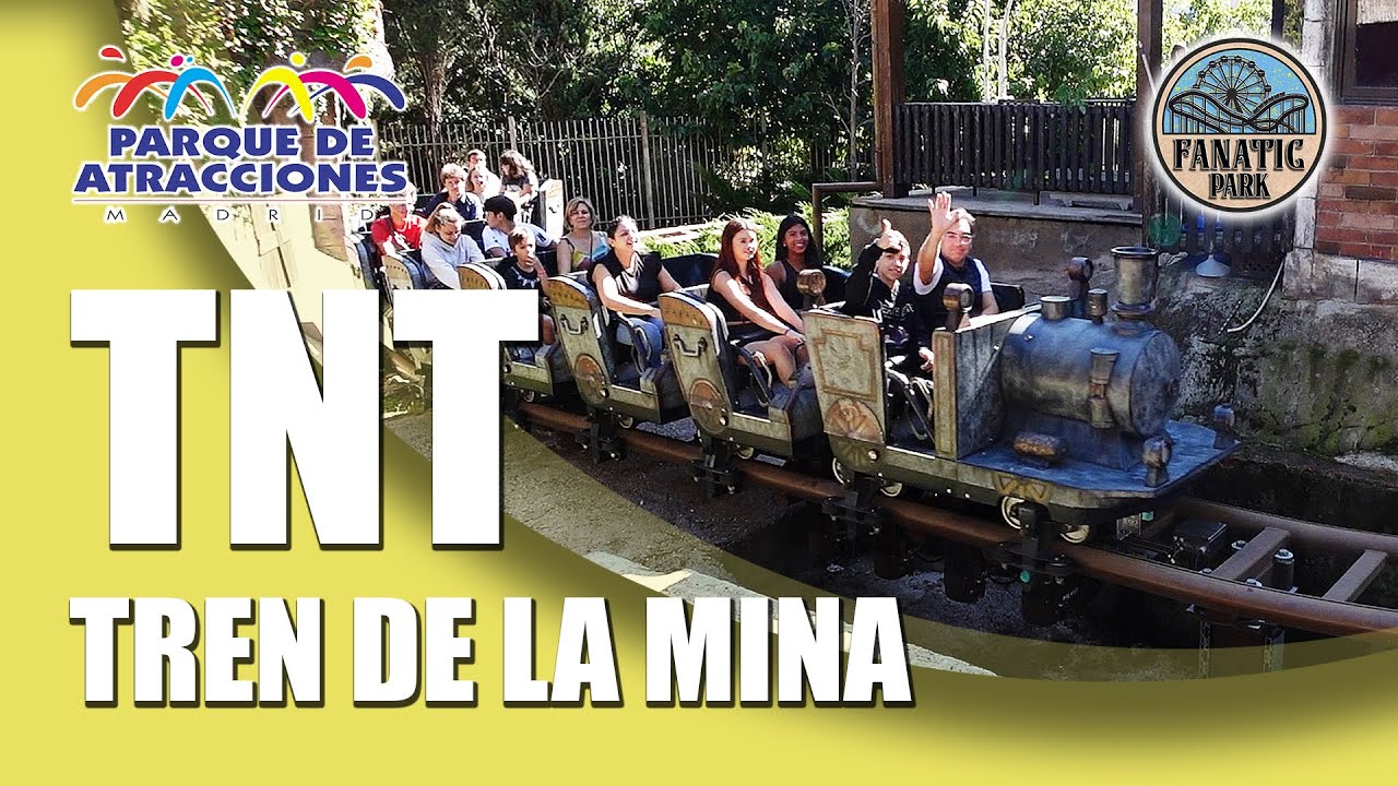 TNT Tren de la mina. Una divertida montaña rusa familiar en el Parque de Atracciones de Madrid