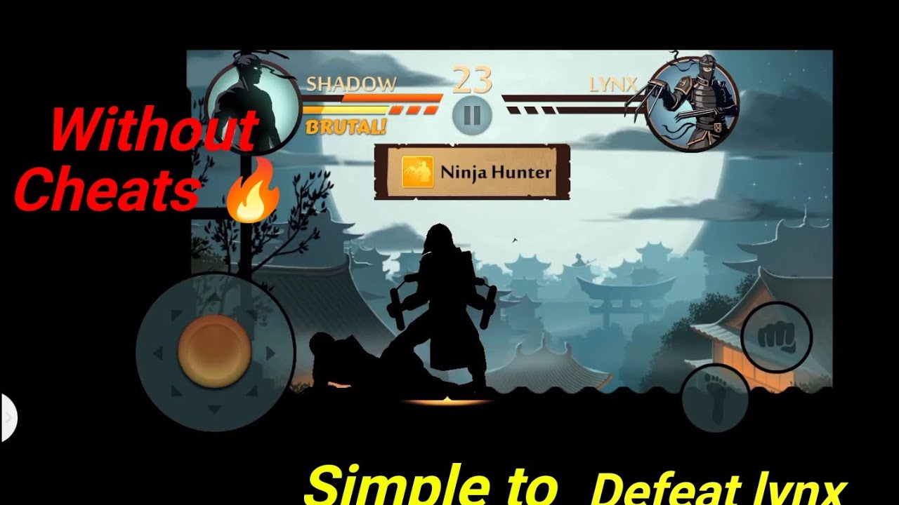 #Defeat lynx in Shadow Fight2 in 4min