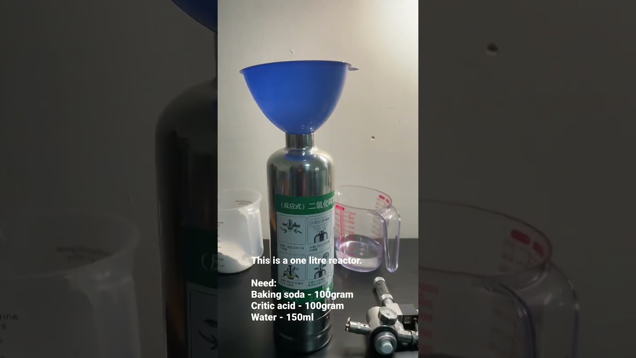 Refill DIY CO2 Reactor for wild guppies tank 💨 #shorts #co2 #aquarium #maintenance