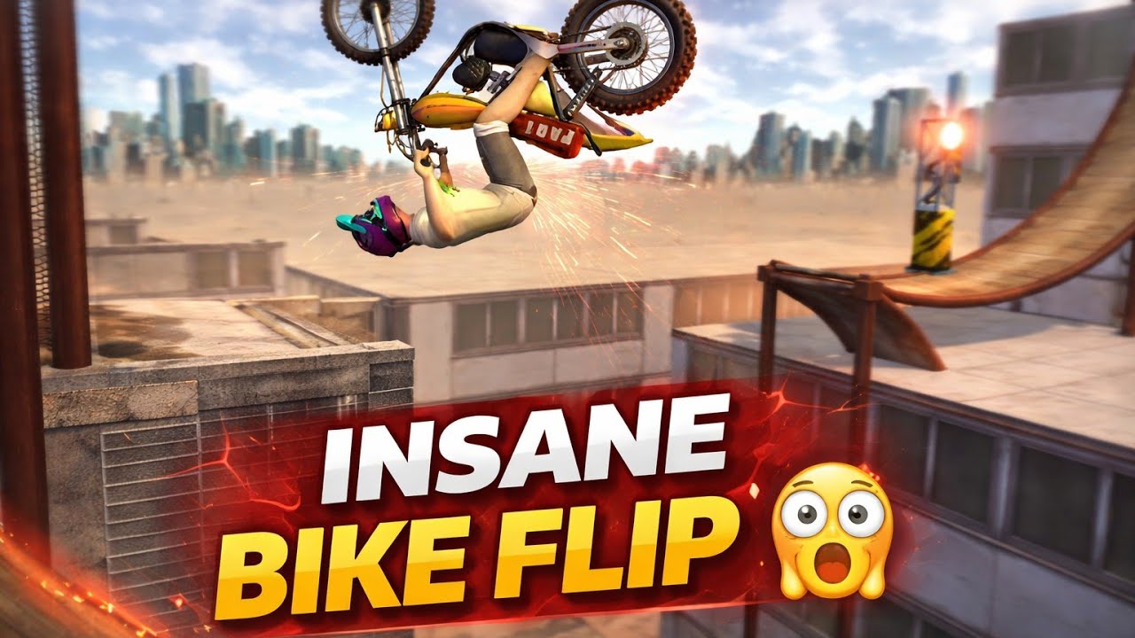 CRAZY BIKE FLIP CHALLENGE 🔥 | Stunt Bike Extreme