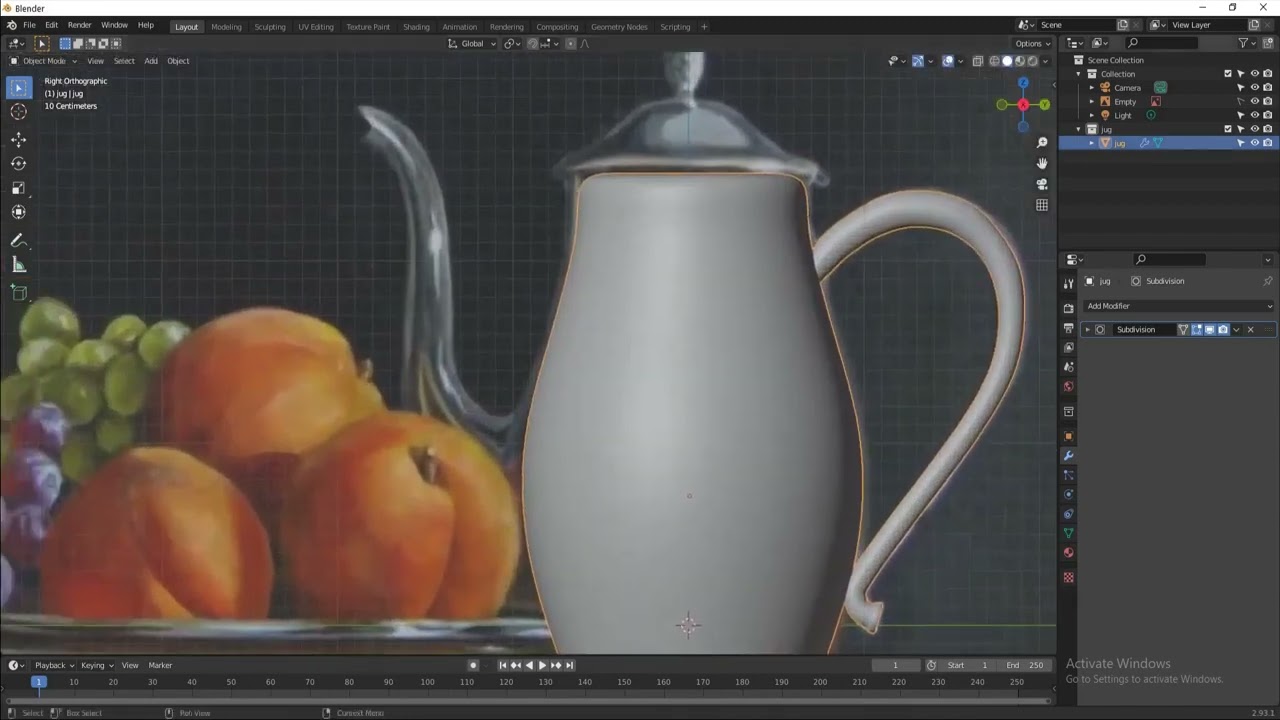 HOW TO MAKE JUG IN BLENDER