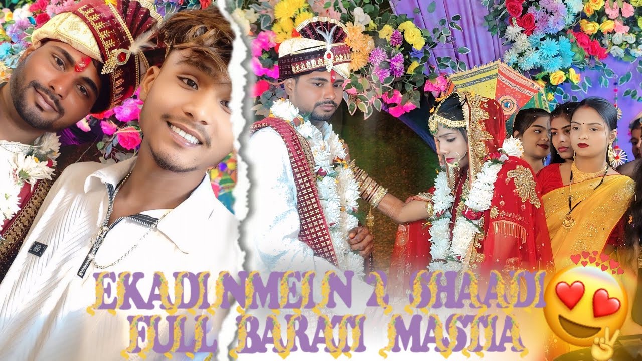 Ek Hi Din Mein 2 Shaadi Ka Experience! 😎 | Full Masti, Dance Aur Baraat Vibes💞