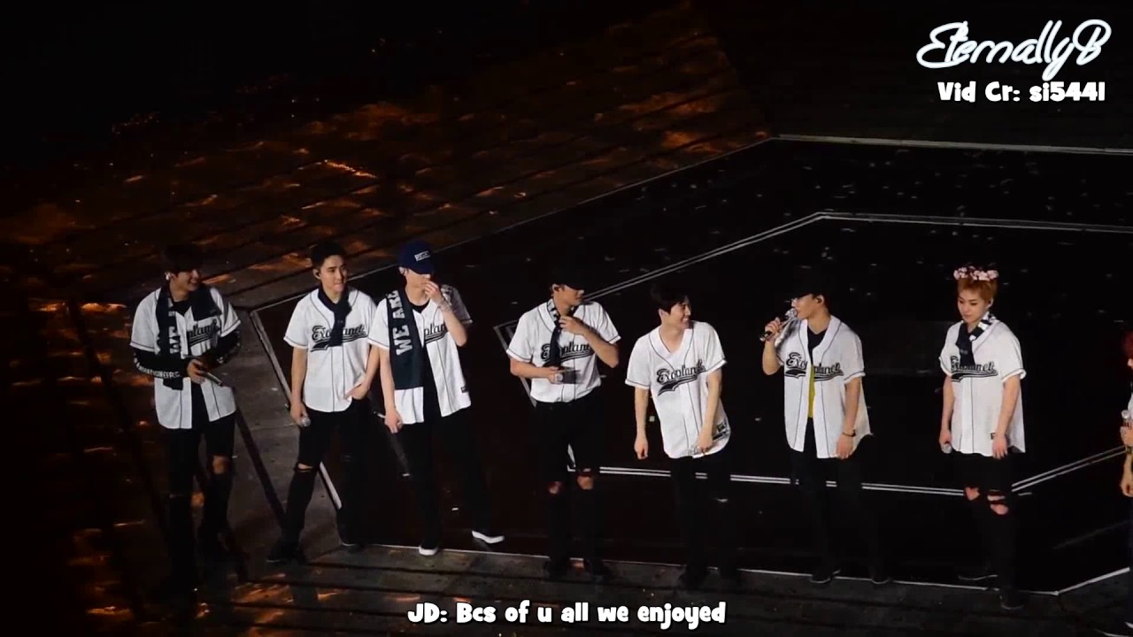 [ENG SUBS] 161126 EXOrDium Taipei - Ending Ment Full ft LOVE SHOT
