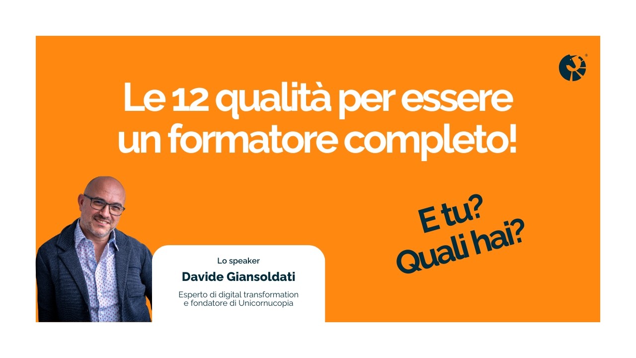Quali sono le 12 qualità di un formatore?