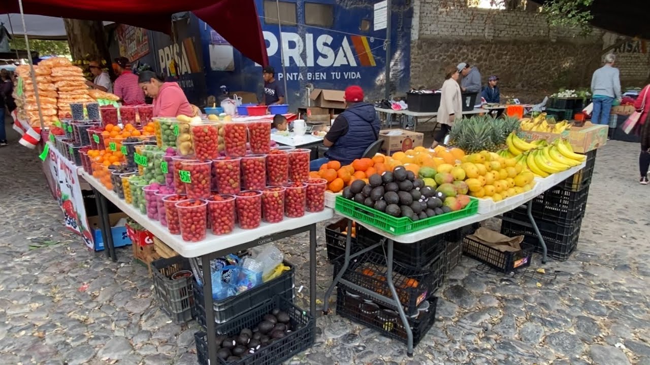 Ajijic market on lake Chapala