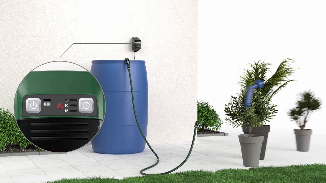 Bosch GardenPump 18 - Animation
