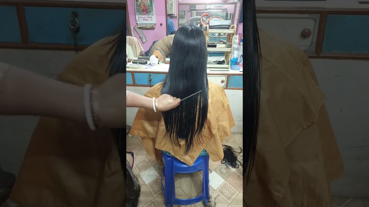 Layer cutting for very long hair full video tutorial ♥🥰 (@Swapna Beauty space)