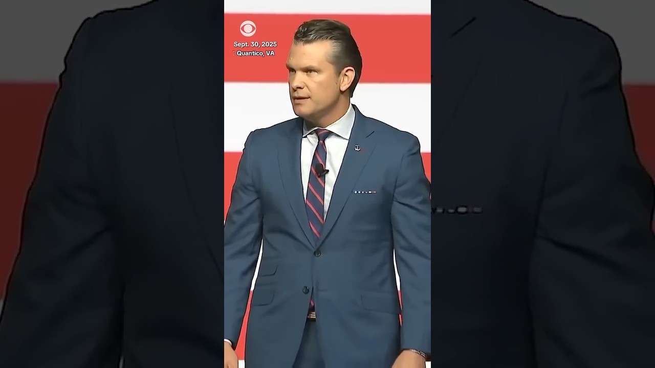 Hegseth tells military leaders, 