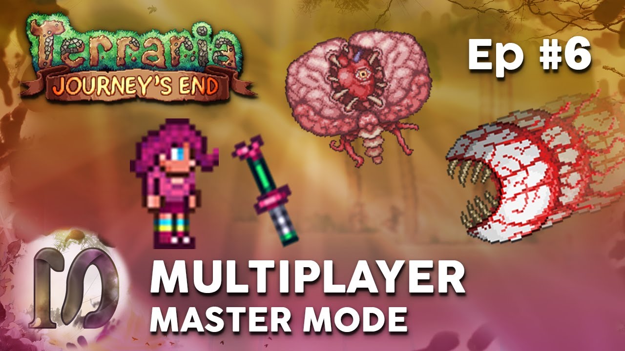 DOUBLE BOSS RUSH - Terraria 1.4 Journey's End, Master Mode Multiplayer Let's Play #6