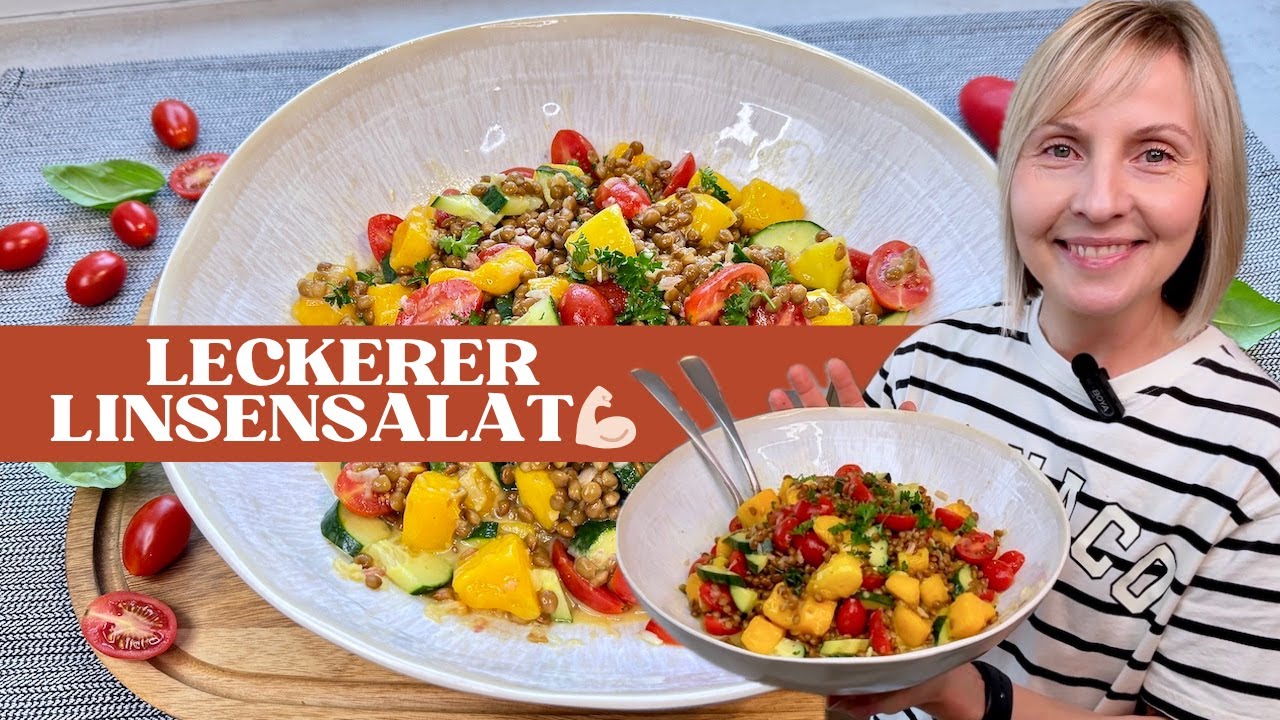 🤩 Ich hätte nie gedacht, dass dieser Salat sooo gut schmeckt - Linsensalat mit oder ohne Thermomix®