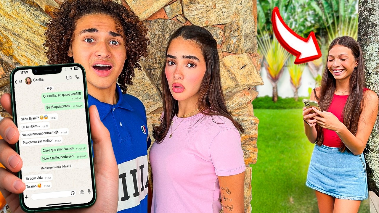 CRIEI UM PERFIL FALSO E TESTEI MINHA AMIGA *Não acredito*