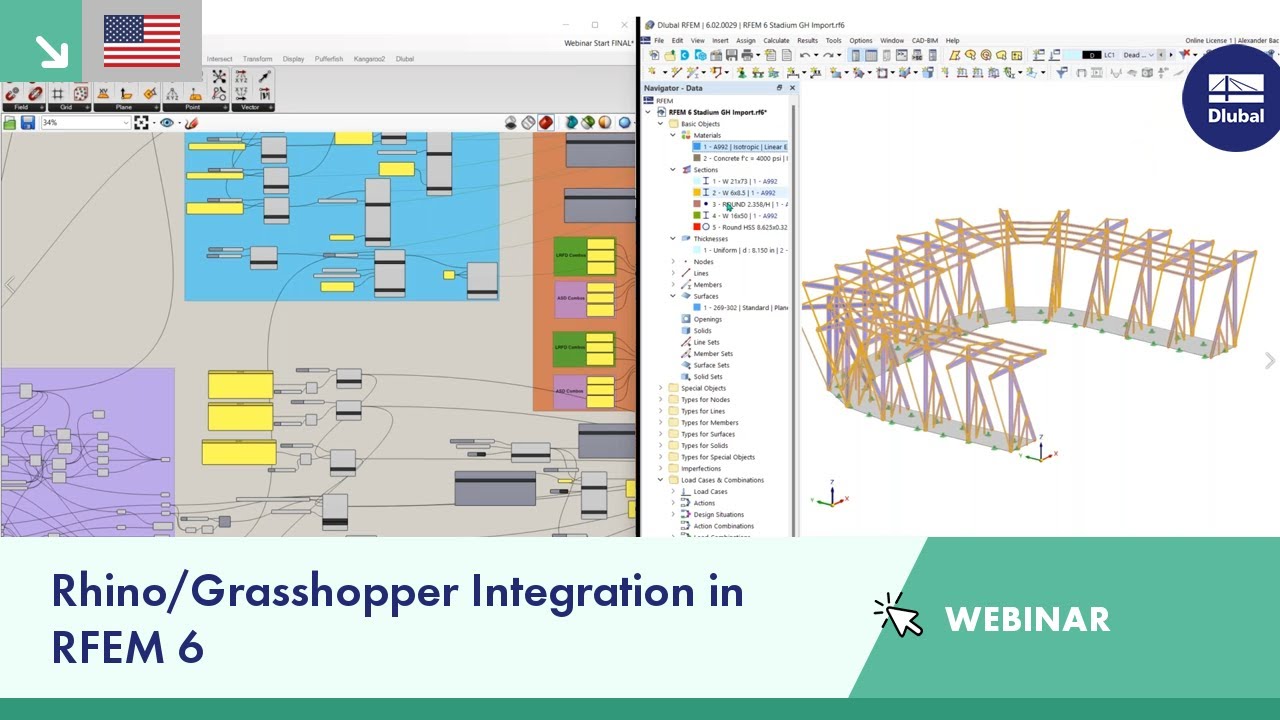 Rhino/Grasshopper Integration in RFEM 6