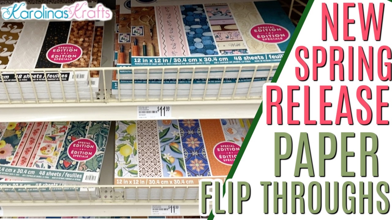 ALL NEW SPRING Paper Pads at Michaels! Michaels Spring Paper Pads FLIP THROUGH of ALL OF THEM & SALE