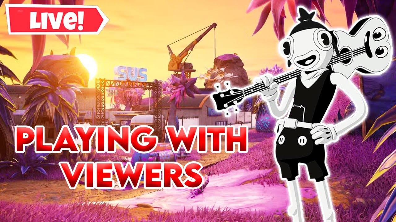 🔴FORTNITE PLAYING WITH VIEWERS & GRINDING WINS