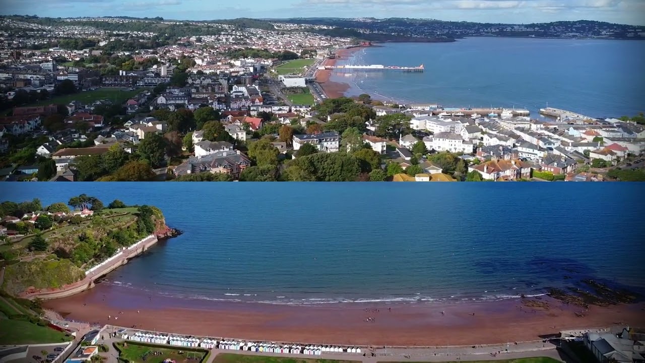 Drone Flight Above Goodrington - Oct 2022
