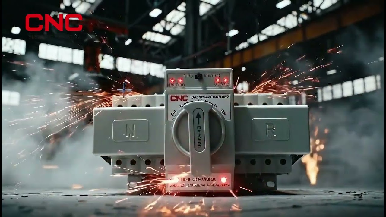 CNC 4-Pole ATS (YCQ1B 63A) — Automatic Backup Switching for 3-Phase Systems