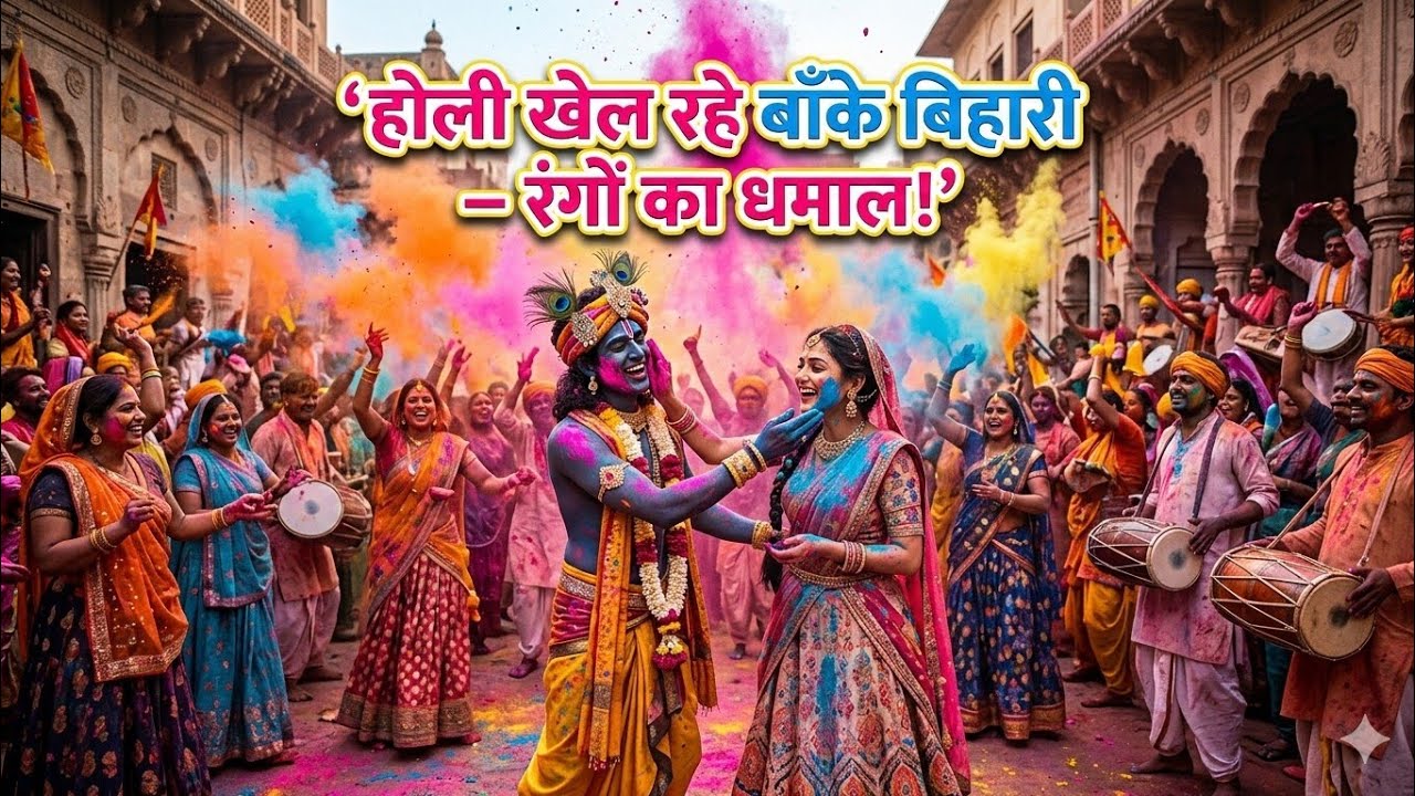 Holi song latest 2026 #holi#krishna#love#song