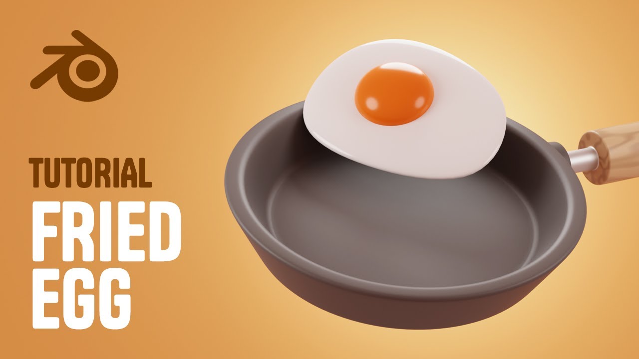 Создаём жареное яйцо — урок по Blender 3D