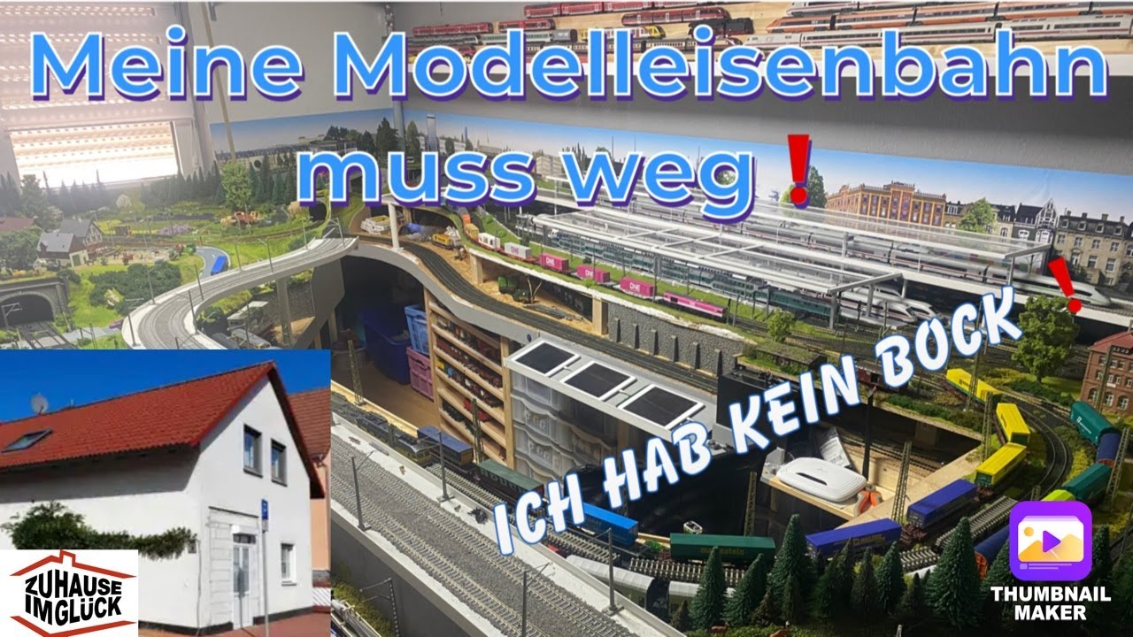 Modelleisenbahn H0 muss abgerissen werden😥, Wir kaufen ein Zuhause im Glück Haus🥰