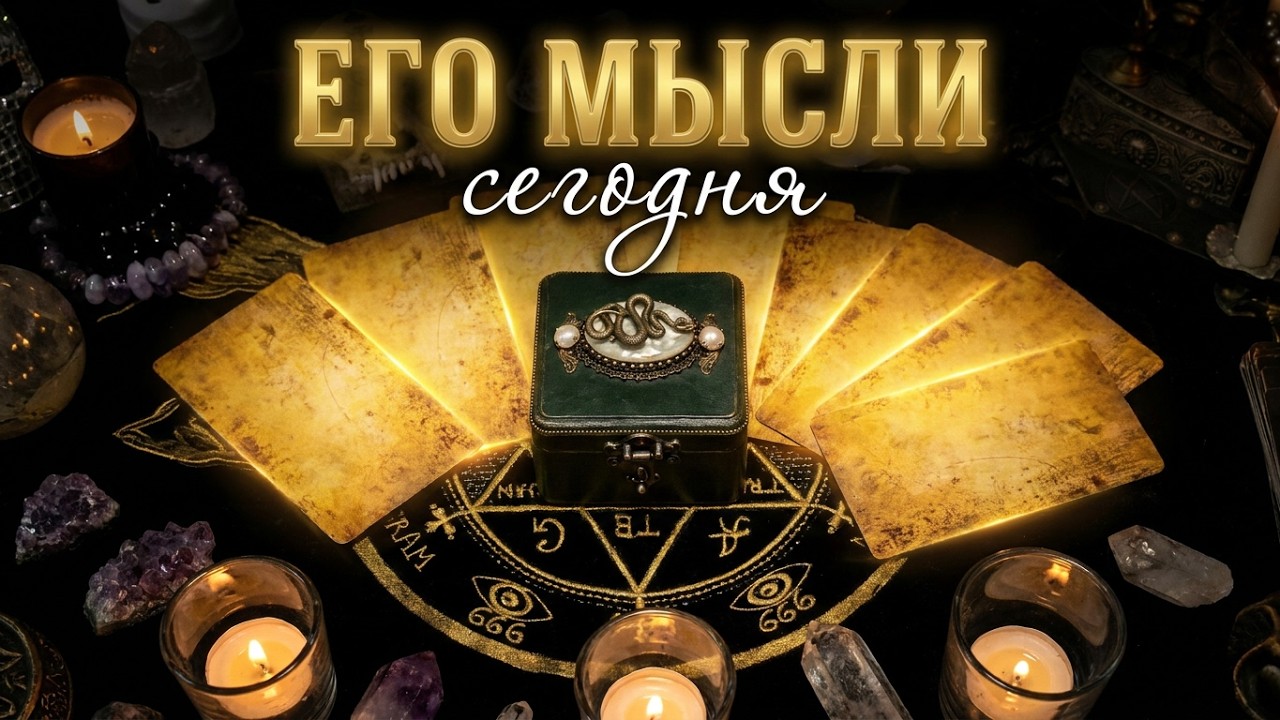 Что он думал о вас сегодня. Таро. Гадание.