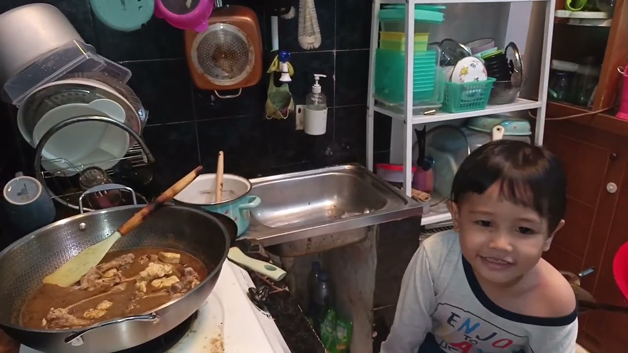 MASAK NASI BRIYANI 🍚 RICE COOKER SUPER SIMPLE CUMAN CEMPLANG CEMPLUNG 