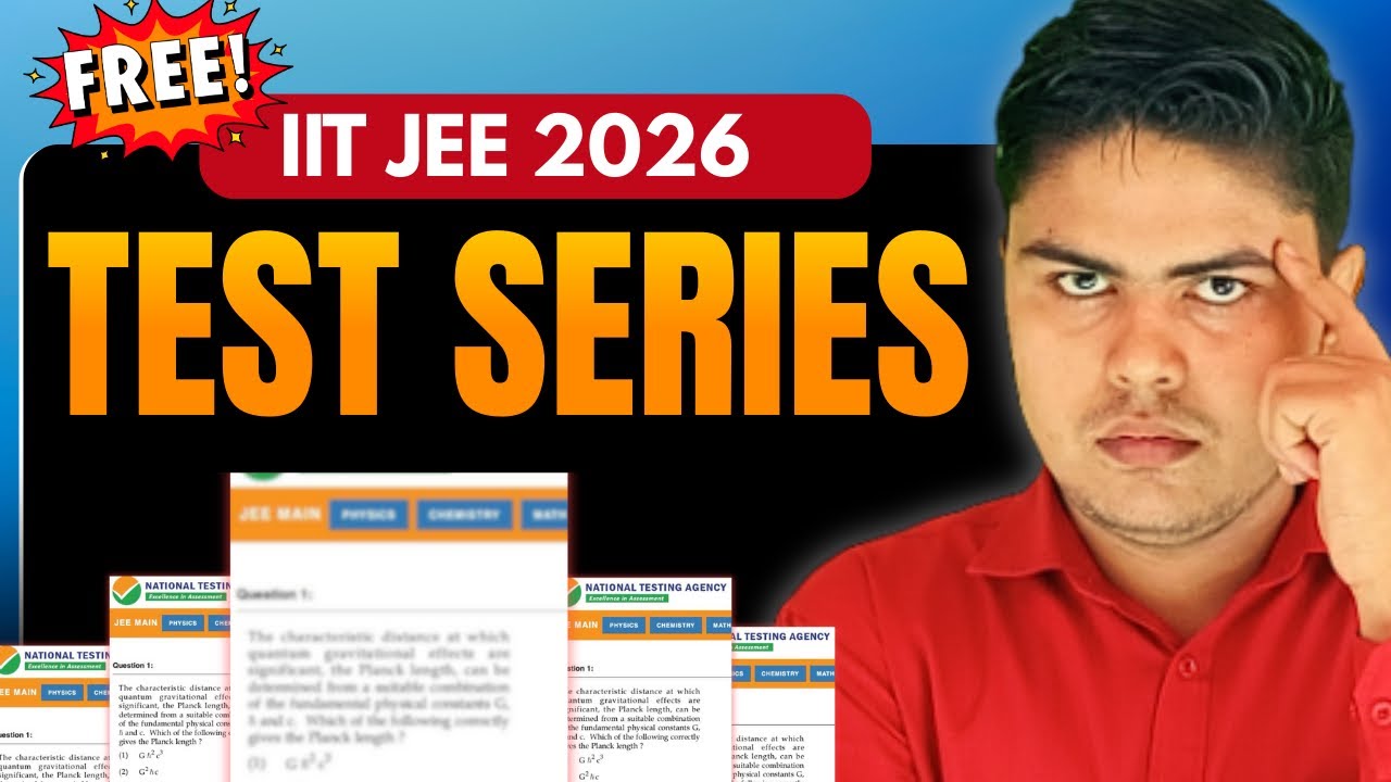 JEE MAINS TEST SERIES | Free❗️