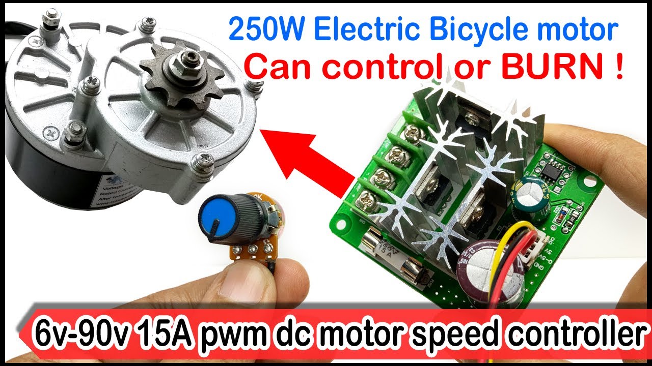 6v-90v 15a pwm dc motor speed controller Review & Testing with deferent motors
